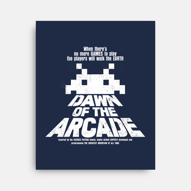 Dawn Of The Arcade-none stretched canvas-retrodivision