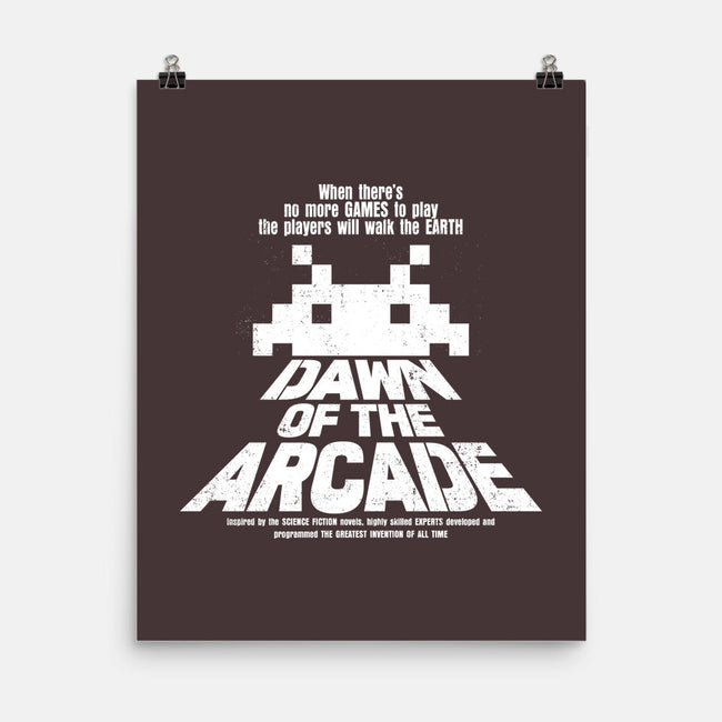 Dawn Of The Arcade-none matte poster-retrodivision