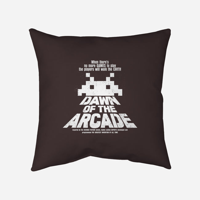 Dawn Of The Arcade-none removable cover w insert throw pillow-retrodivision