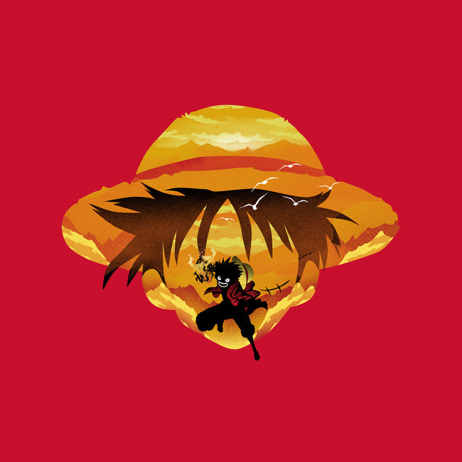 Pirate Head Landscape-baby basic tee-dandingeroz