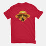 Pirate Head Landscape-youth basic tee-dandingeroz