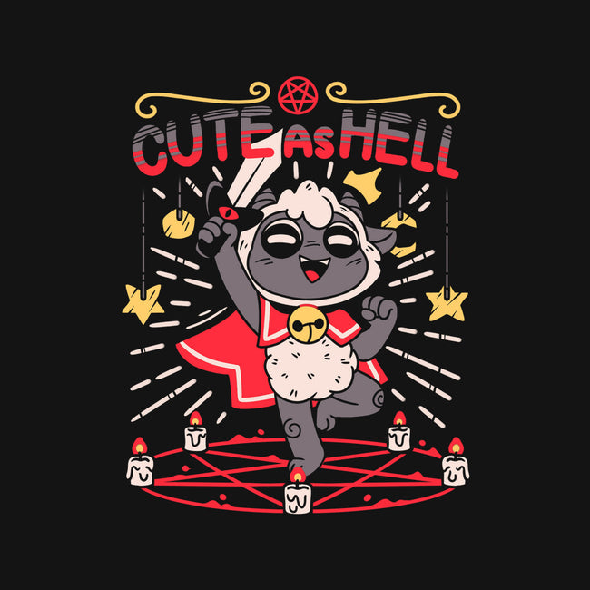 Lamb Cute As Hell-unisex crew neck sweatshirt-Zaia Bloom