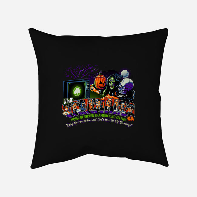 Enjoy The Horrorthon In Santa Mira-none removable cover w insert throw pillow-goodidearyan