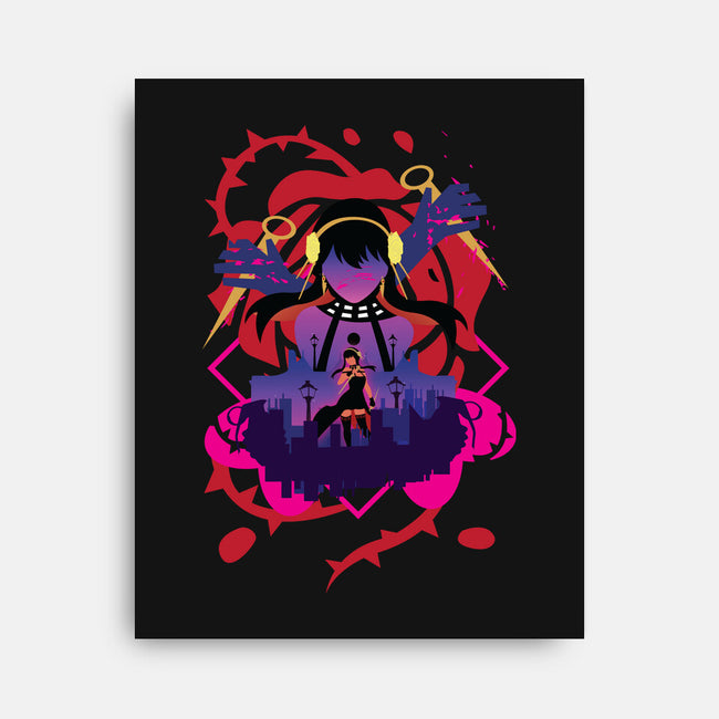 The Assassin-none stretched canvas-SwensonaDesigns