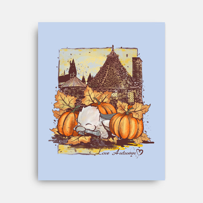 Love Autumn-none stretched canvas-fanfabio