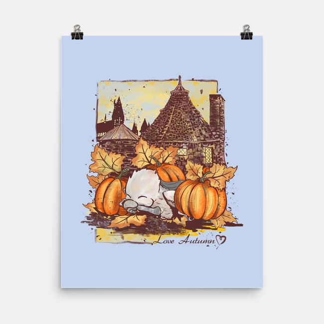 Love Autumn-none matte poster-fanfabio