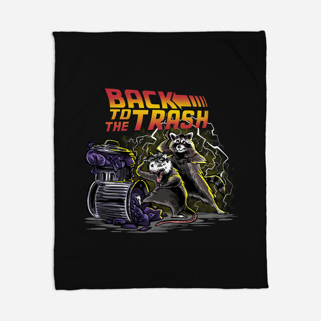 Back To The Trash-none fleece blanket-zascanauta