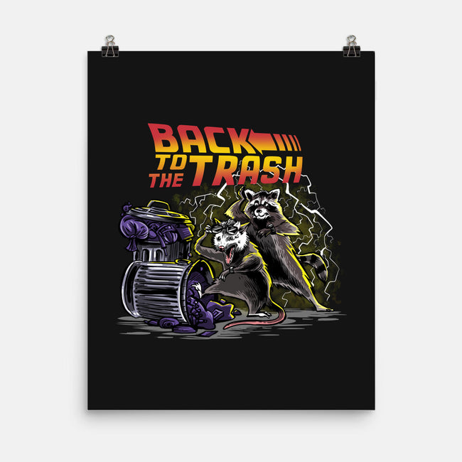 Back To The Trash-none matte poster-zascanauta