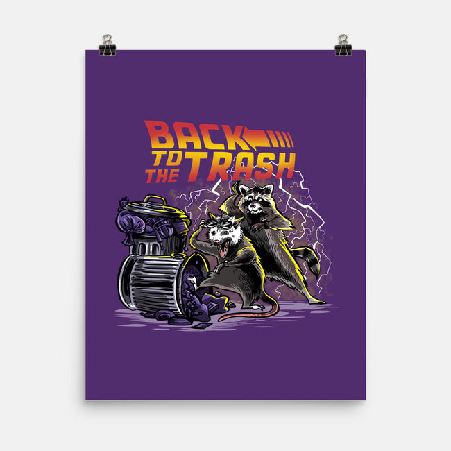 Back To The Trash-none matte poster-zascanauta