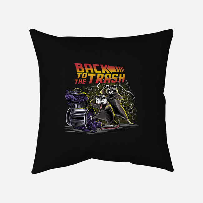 Back To The Trash-none removable cover w insert throw pillow-zascanauta