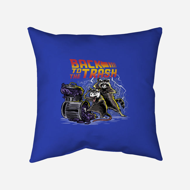Back To The Trash-none removable cover w insert throw pillow-zascanauta