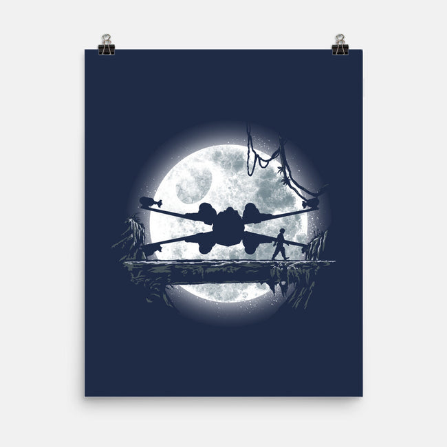 Moonlight Rebel-none matte poster-rocketman_art