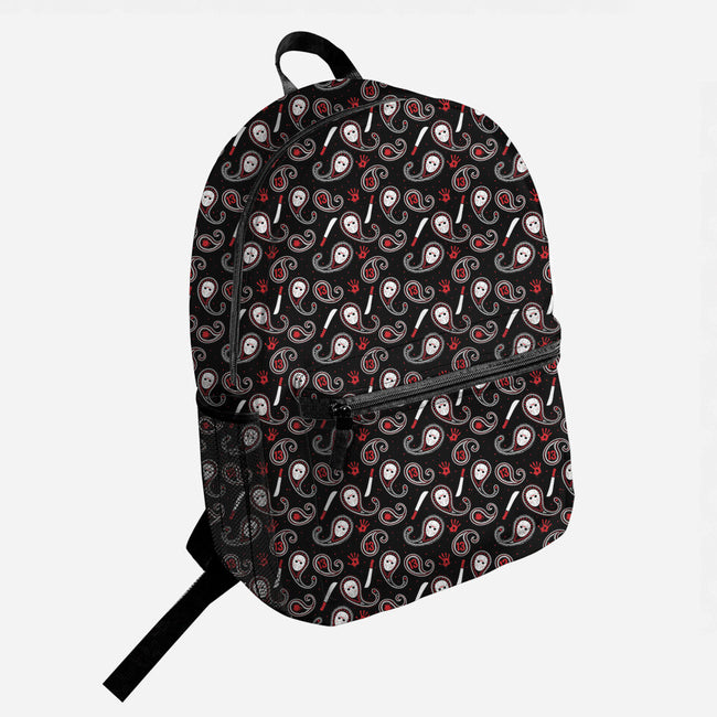 Friday The 13th Paisley-none all over print backpack bag-Vitaliy Klimenko