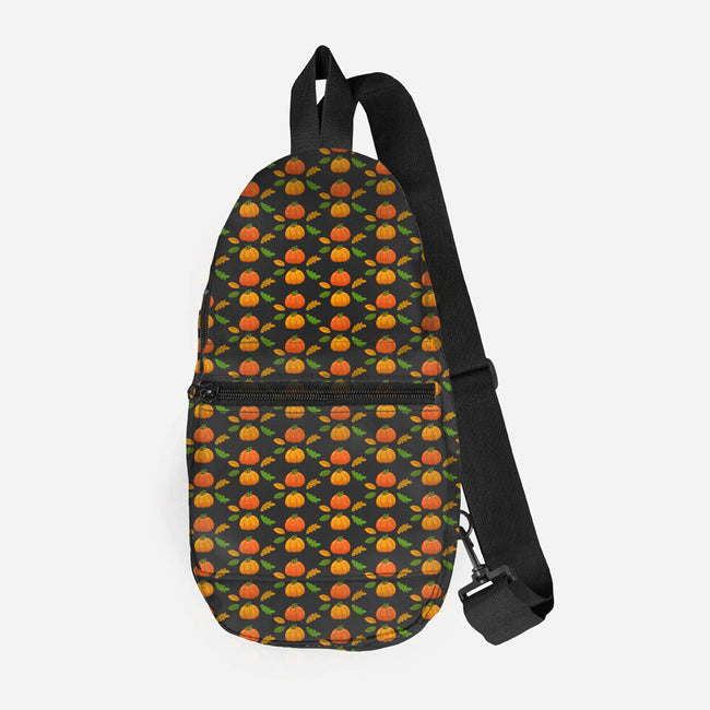 Autumn Pumpkins-none all over print sling bag-Kang Uwi