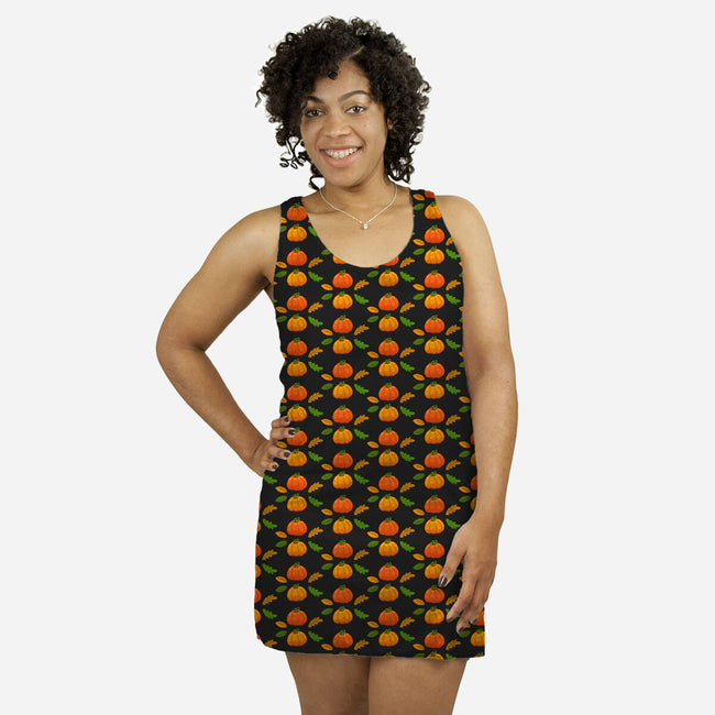 Autumn Pumpkins-womens all over print racerback dress-Kang Uwi