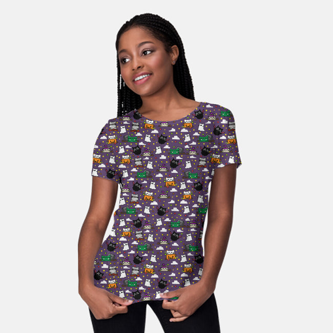 Spooky Dudes-womens all over print crew neck tee-bloomgrace28