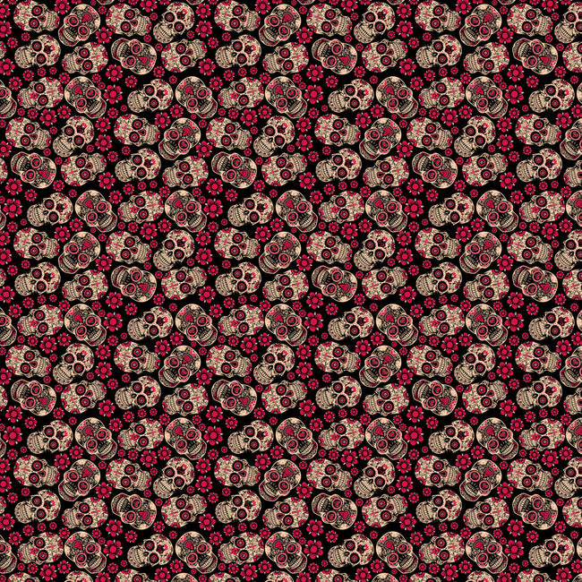 Calaveras-womens all over print racerback dress-rocketman_art