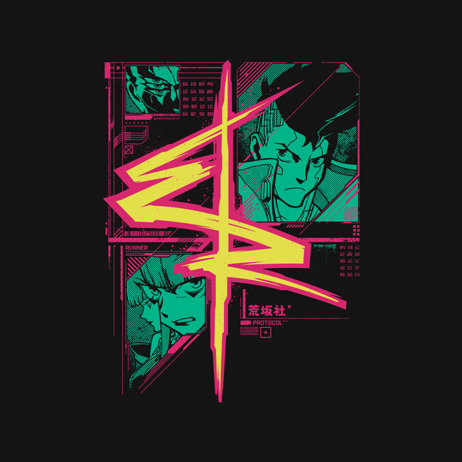 CyberRunners-mens basic tee-StudioM6