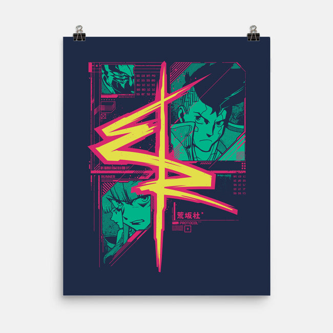 CyberRunners-none matte poster-StudioM6