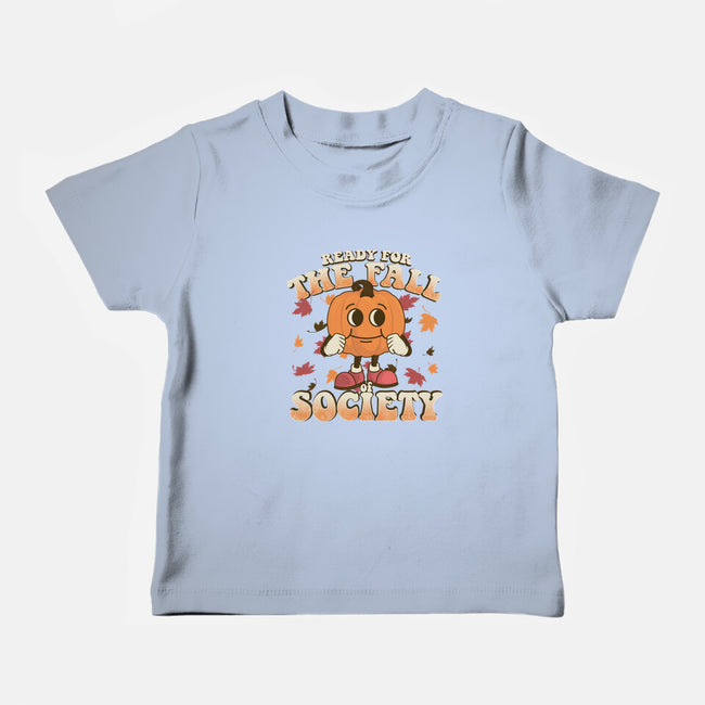 Ready For The Fall of Society-baby basic tee-RoboMega