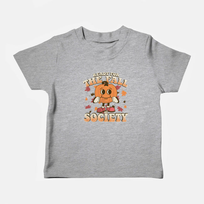 Ready For The Fall of Society-baby basic tee-RoboMega