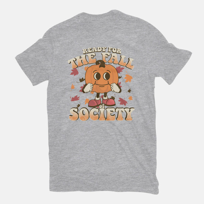 Ready For The Fall of Society-womens fitted tee-RoboMega