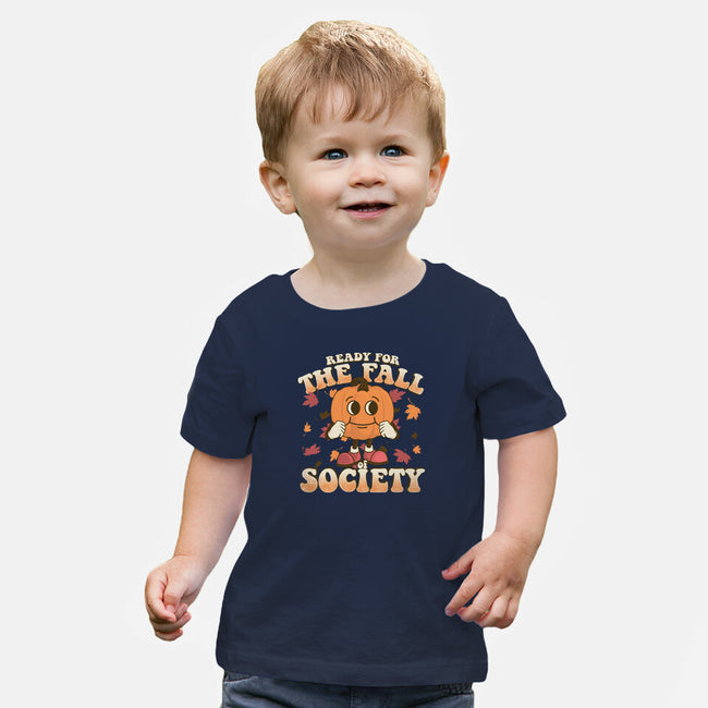 Ready For The Fall of Society-baby basic tee-RoboMega
