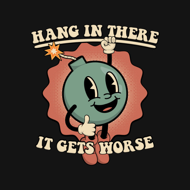 Hang In There-none polyester shower curtain-RoboMega