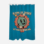 Hang In There-none polyester shower curtain-RoboMega