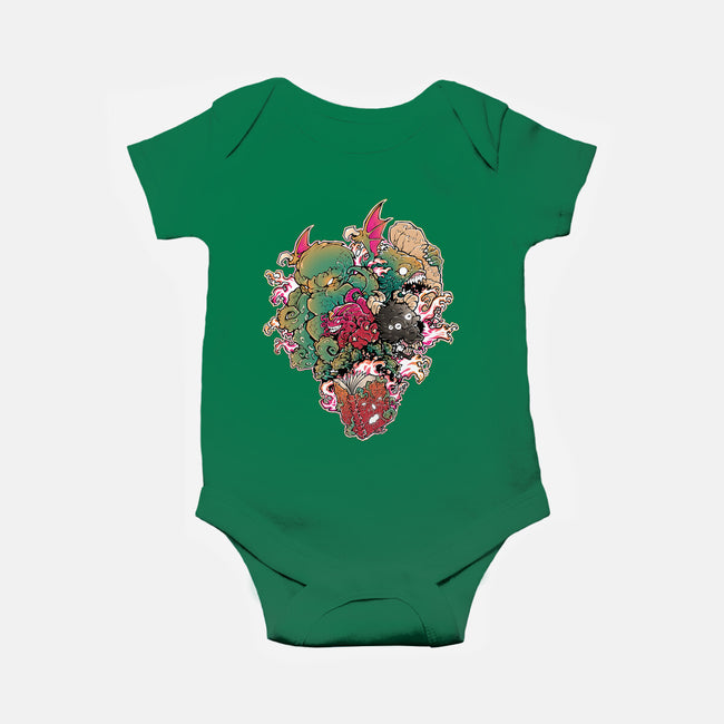Lovecraftian Nightmare-baby basic onesie-Fearcheck