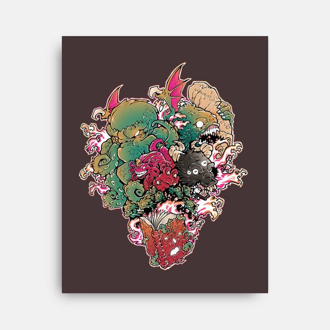 Lovecraftian Nightmare-none stretched canvas-Fearcheck