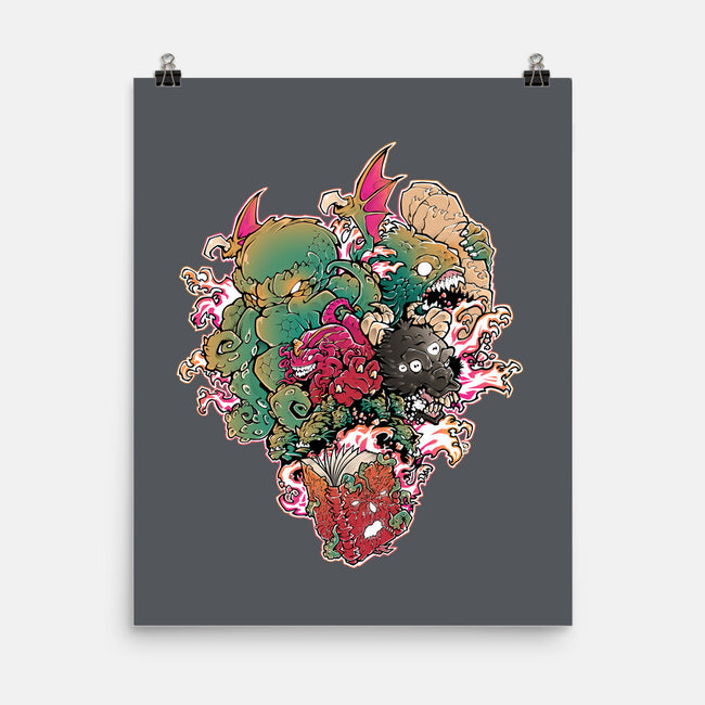 Lovecraftian Nightmare-none matte poster-Fearcheck