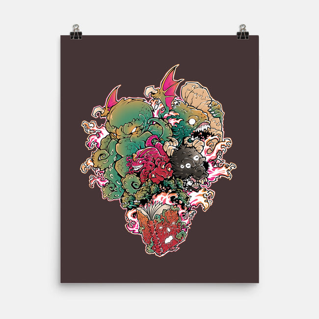 Lovecraftian Nightmare-none matte poster-Fearcheck