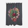 Lovecraftian Nightmare-none polyester shower curtain-Fearcheck
