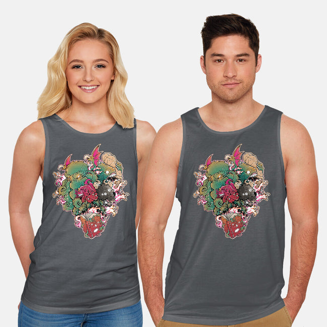 Lovecraftian Nightmare-unisex basic tank-Fearcheck