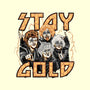 Stay Gold-none fleece blanket-momma_gorilla