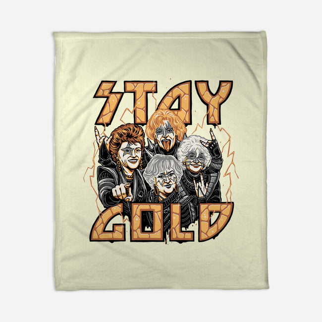 Stay Gold-none fleece blanket-momma_gorilla
