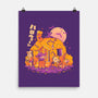 Purrpkin House-none matte poster-eduely