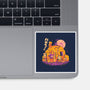 Purrpkin House-none glossy sticker-eduely