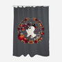 Spooky Wishes-none polyester shower curtain-Snouleaf