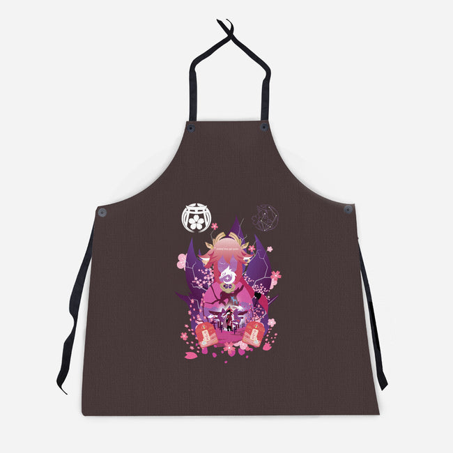 Fox Envoy-unisex kitchen apron-SwensonaDesigns