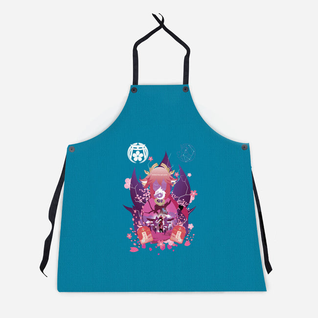 Fox Envoy-unisex kitchen apron-SwensonaDesigns