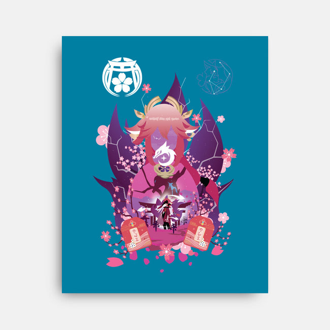 Fox Envoy-none stretched canvas-SwensonaDesigns