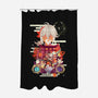 The Wandering Samurai-none polyester shower curtain-SwensonaDesigns