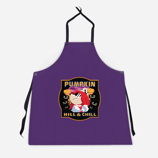 Pumpkin Hill And Chill-unisex kitchen apron-SwensonaDesigns