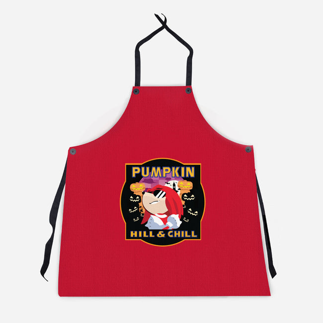 Pumpkin Hill And Chill-unisex kitchen apron-SwensonaDesigns