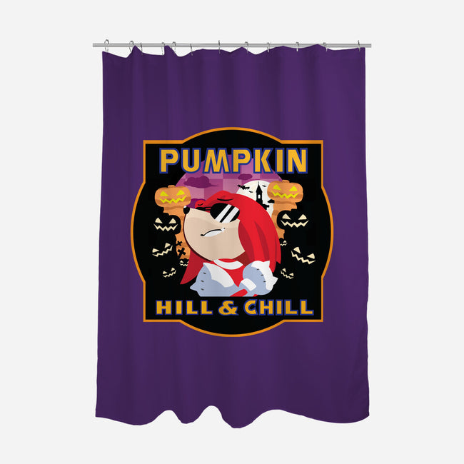Pumpkin Hill And Chill-none polyester shower curtain-SwensonaDesigns