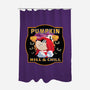 Pumpkin Hill And Chill-none polyester shower curtain-SwensonaDesigns