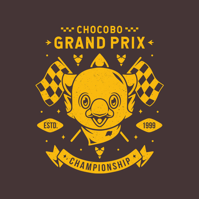 Chocobo Grand Prix-none stretched canvas-Alundrart