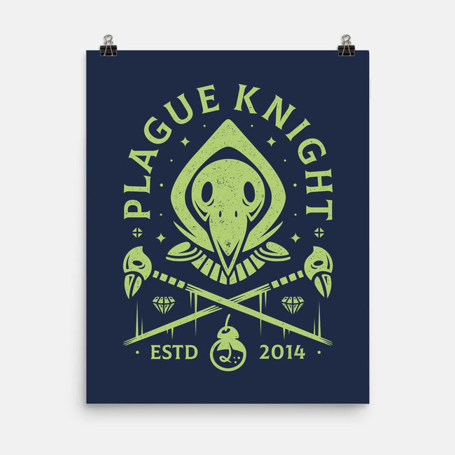 Plague Knight-none matte poster-Alundrart